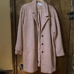 Susan Graver Quilted Teddy Jacket - Blush